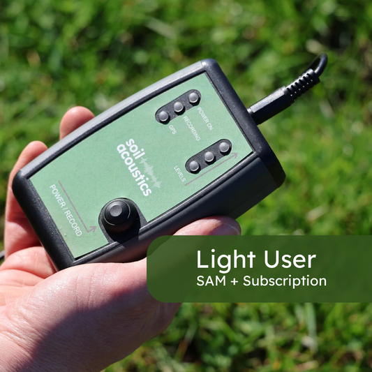 Soil Acoustic Meter + Light User Data Analysis Subscription (12 months)