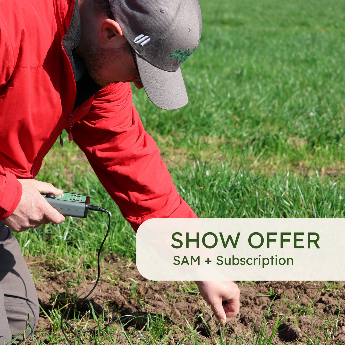 SHOW OFFER: Soil Acoustic Meter + Standard User Data Analysis Subscription (12 months)